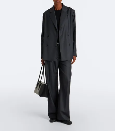 Sbiru virgin wool wide-leg pants - Loulou de Saison - Modalova
