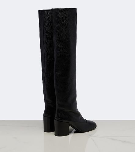 Leather knee-high boots - Dries Van Noten - Modalova