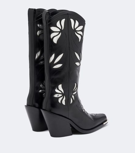 Rabanne Leather cowboy boots - Rabanne - Modalova