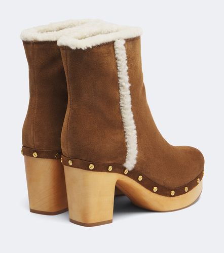 Loreen studded suede ankle boots - Veronica Beard - Modalova