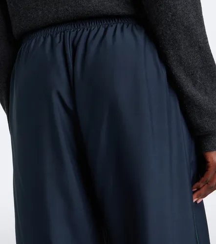 Pantalones deportivos de seda con Web - Gucci - Modalova
