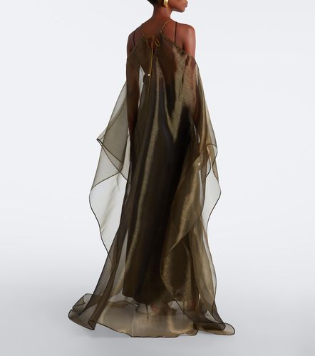 Caftán Sza Sza de organza drapeado - Taller Marmo - Modalova
