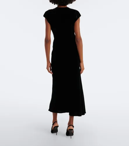 Arlette draped velvet midi dress - Rixo - Modalova