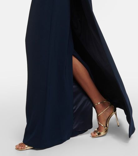 Abito lungo in crêpe con mantella - Jenny Packham - Modalova
