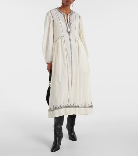 Vestido midi Pippa de algodón bordado - Marant Etoile - Modalova