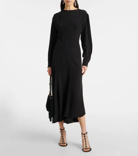 Vestido largo Hanane de seda con volante - Isabel Marant - Modalova