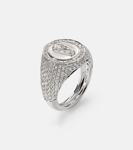 Kite 18kt white gold ring with diamonds - Kamyen - Modalova