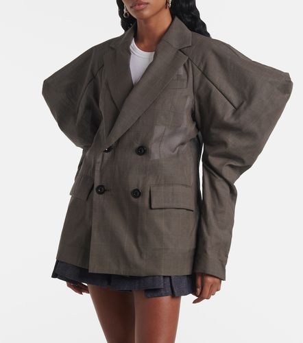 Sacai Blazer de gasa de algodón - Sacai - Modalova