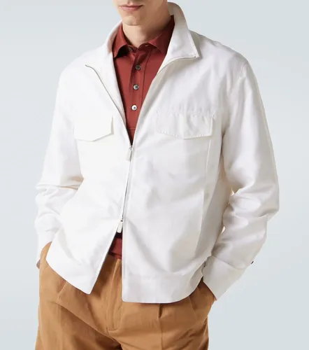 Zegna Giacca in cotone, lino e seta - Zegna - Modalova