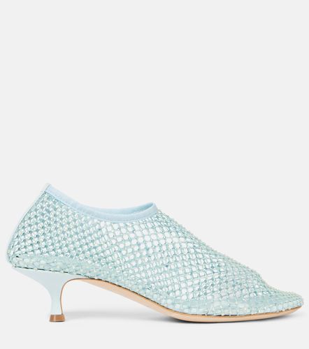 Minette embellished fishnet pumps - Christopher Esber - Modalova