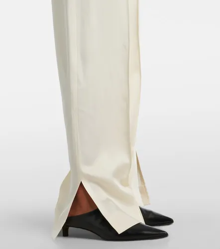 Gathered satin wide-leg pants - Jil Sander - Modalova