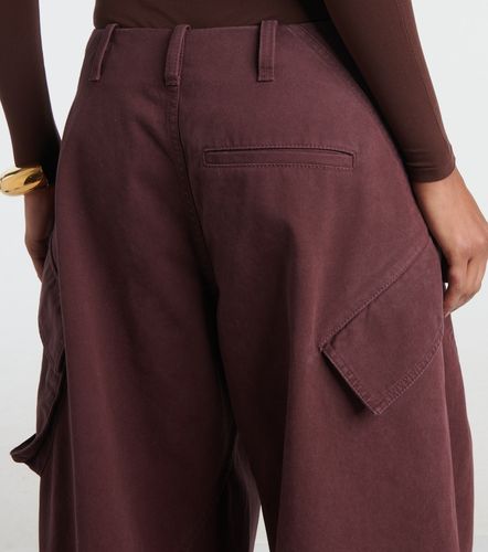 Alaïa Pantalones cargo de sarga de algodón - Alaia - Modalova