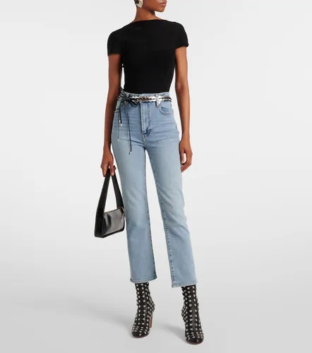 Pencil Crop high-rise straight jeans - Frame - Modalova