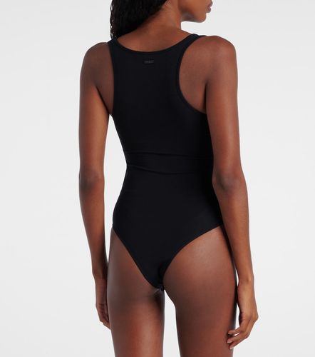 Embellished cotton-blend bodysuit - Mugler - Modalova
