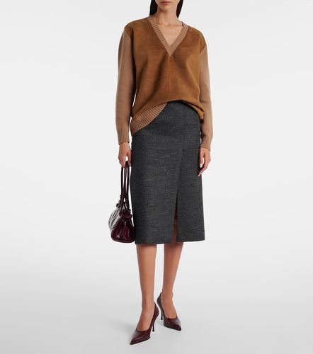 Prada Virgin wool midi skirt - Prada - Modalova