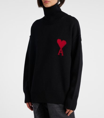 Rollkragenpullover Ami de Cœur aus Schurwolle - Ami Paris - Modalova