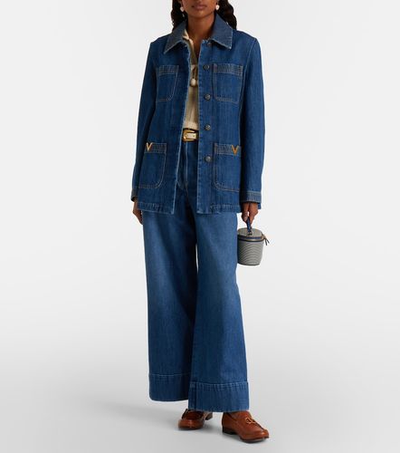 Valentino Jeans anchos con piel - Valentino - Modalova