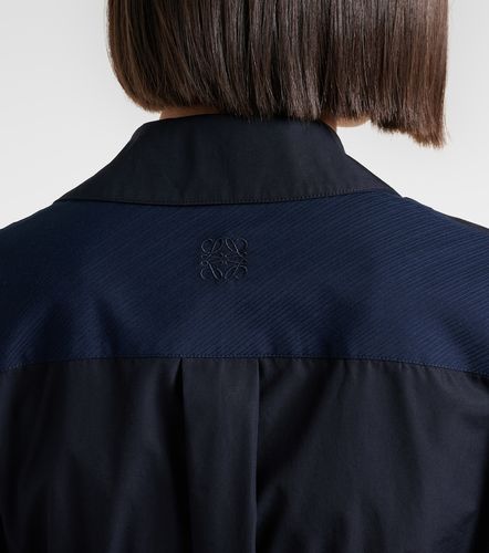 Vestido envolvente de algodón drapeado - Loewe - Modalova