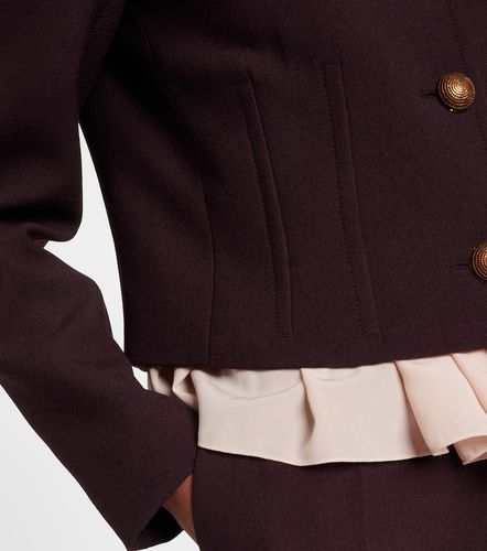 Cropped virgin wool crepe jacket - Chloe - Modalova