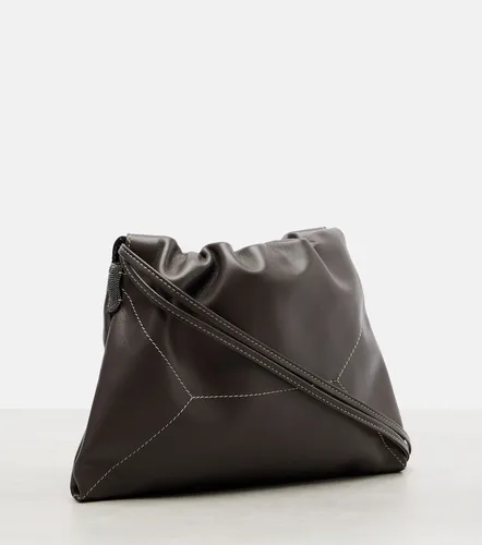 Borsa a tracolla Mini in pelle - Brunello Cucinelli - Modalova