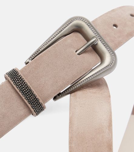 Brunello Cucinelli Suede belt - Brunello Cucinelli - Modalova