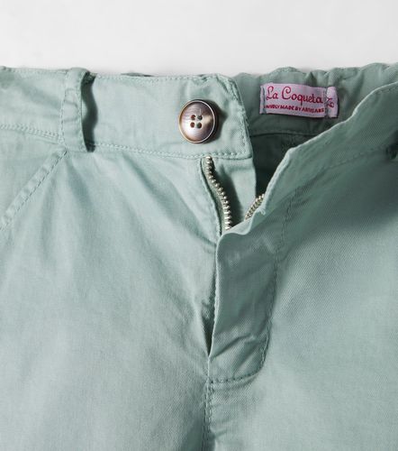 Shorts Bocusi de sarga de algodón - La Coqueta - Modalova