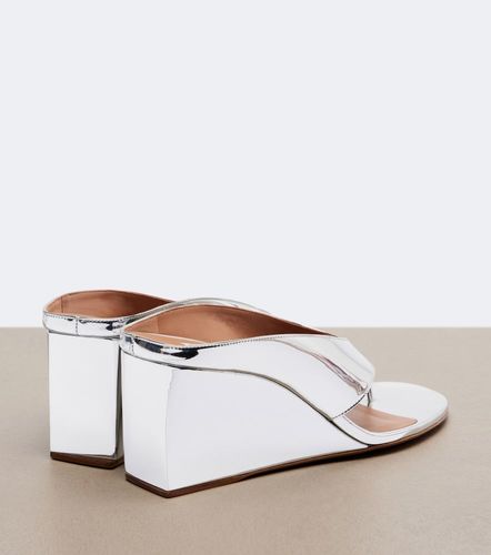 Cube mirrored wedge thong sandals - Alaia - Modalova