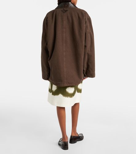 Prada Midirock aus Baumwoll-Canvas - Prada - Modalova