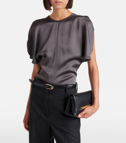 Victoria Beckham Top Bela de satén - Victoria Beckham - Modalova