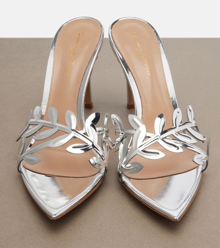 Flavia metallic leather mules - Gianvito Rossi - Modalova