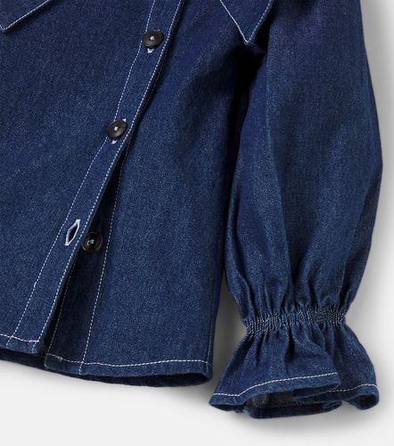 Patachou Top de denim con lazo - Patachou - Modalova
