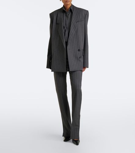 Pinstriped wool-blend flared pants - Sportmax - Modalova