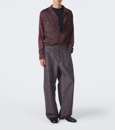 Pantaloni a gamba larga in cotone - Maison Margiela - Modalova