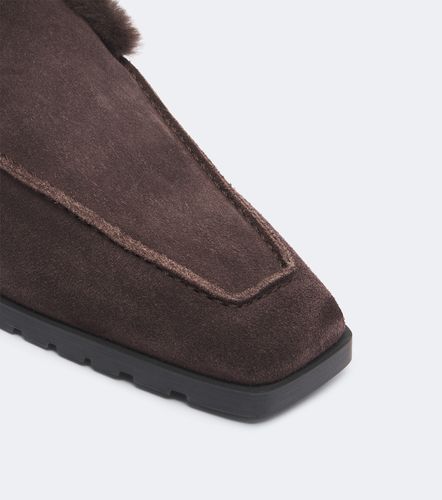 Ankle Boots aus Veloursleder mit Shearling - Toteme - Modalova