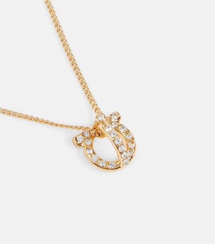 Collana Gancini con cristalli - Ferragamo - Modalova