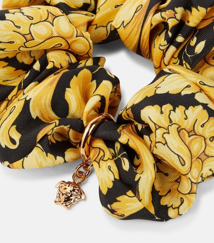 Versace Scrunchie Barocco in satin - Versace - Modalova