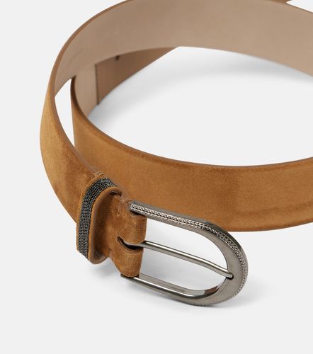 Monili suede belt - Brunello Cucinelli - Modalova
