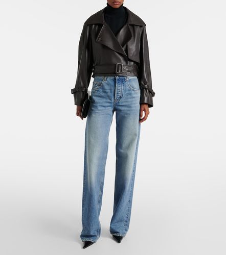 Giacca biker Hatti in pelle - Nour Hammour - Modalova