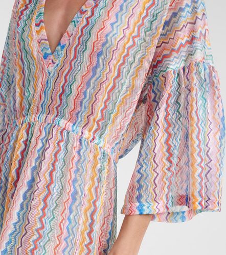Abito da spiaggia a zig-zag a balze - Missoni - Modalova