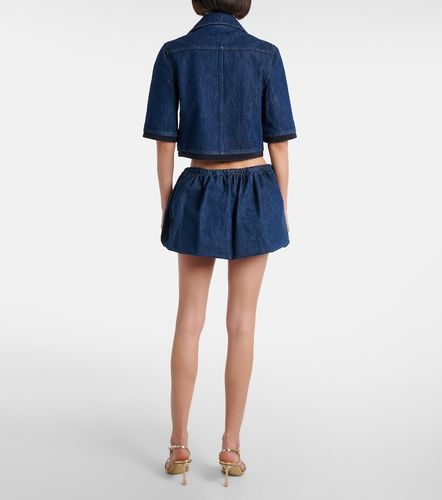 Chaqueta cropped de denim de algodón - Patou - Modalova