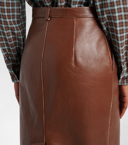 Prada Leather pencil skirt - Prada - Modalova
