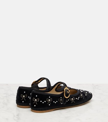 Mary-Jane-Ballerinas Endouce aus Samt - Valentino Garavani - Modalova