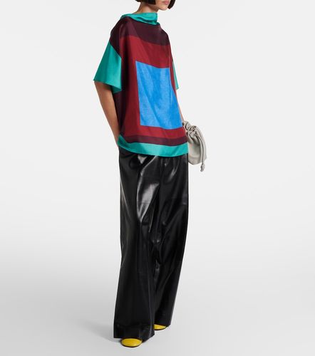 Top de satén de seda estampado - Loewe - Modalova