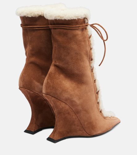 Nina 105 suede wedge boots - Paris Texas - Modalova