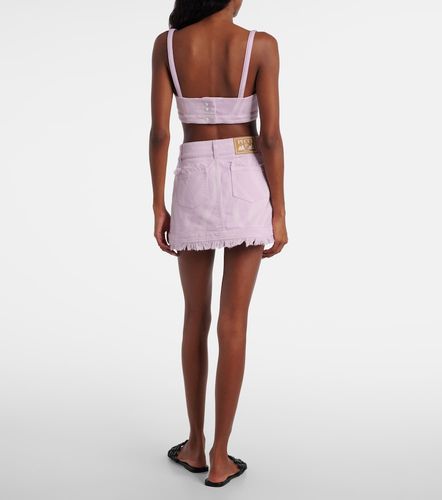 Minifalda Marmo en denim con efecto desgastado - Pucci - Modalova