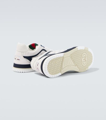 Gucci Gucci Re-Web leather sneakers - Gucci - Modalova