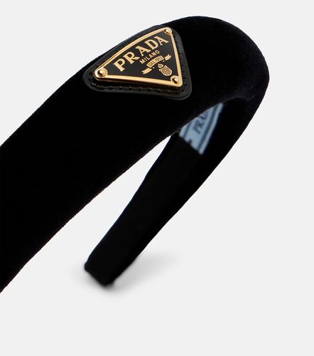 Cerchietto in velluto di cotone - Prada - Modalova