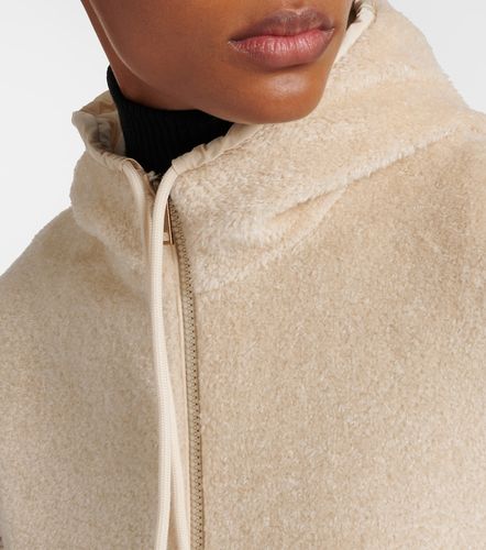 Sudadera con capucha de teddy - Moncler - Modalova