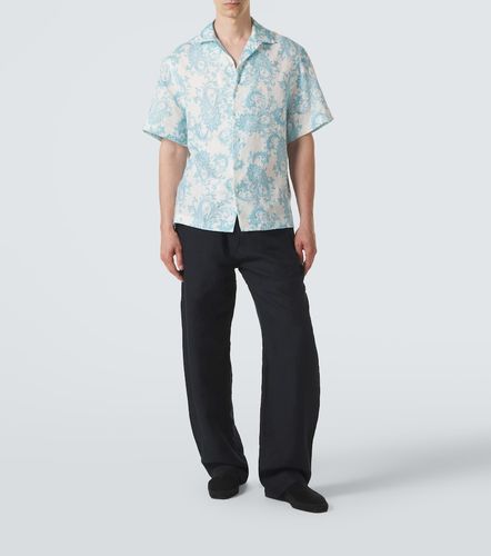 Etro Camicia in lino paisley - Etro - Modalova