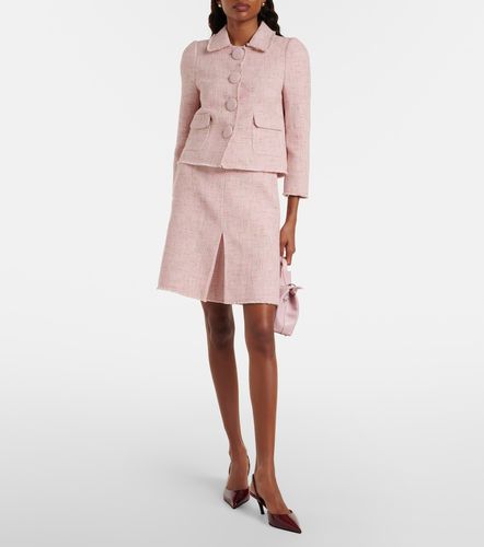 Cotton-blend tweed jacket - Shushu/Tong - Modalova